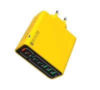Cargador Rápido USB 8 En 1 con Puertos Impermeables, Bloque De Carga Rápida Universal Anticaídas, Estación De Carga Rápida Múltiple Portátil con 4 USB C Y 4 USB a for Viajes En Casa, Oficina