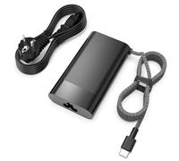 Cargador rápido USB C 65 W para Portátiles HP EliteBook X Flip/Ultra G1i de 14'', HP AI PC OmniBook 7 5 X Flip de 16'' y 14'' y 17,3'', Adaptador de Corriente Tipo C