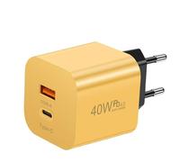 Cargador Rápido USB C - Adaptador de Carga Rápida PD 40W,Cargador de Pared para Móvil,para Viajeros Oficina en Casa Gamers Mesita de Noche Coche Cafetería Aeropuerto Biblioteca Hotel