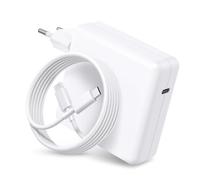 Cargador rápido USB-C de 100 W Compatible con MacBook Air Pro M1 M2 M3 M4, 13/14/15/16 Pulgadas, 14/16 Pulgadas Pro MAX, Adaptador de Viaje para portátil Tipo C con Cable de 1,8 m