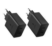 Cargador rápido USB C de 35 W múltiple con PD y QC3.0, enchufe tipo C adaptador compatible con Samsung Galaxy,S23/S23+/S23 Plus/S22 Ultra/S22+/S21/S20/Note 20/Z Fold 4, 12,13,14,15