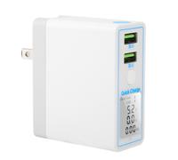 Cargador rápido USB C de 4 puertos con tecnología de chip GaN III, alta potencia de salida, diseño compacto y portátil, carga eficiente y amplia