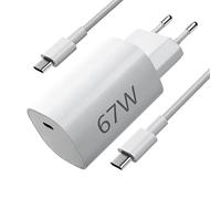 Cargador rápido USB C de 67 W para Redmi Note 17 Xiaomi 17T