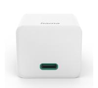 Cargador rápido, USB-C, PD/Qualcomm®/GaN, mini-cargador, 30 W, Blanco