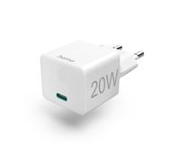 Cargador Rápido, USB-C, PD/QUALCOMM®, Mini-Cargador, 20 W, Blanco