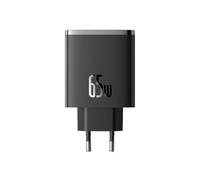 Cargador rápido USB Tipo-C - BASEUS - Cube Pro - 65W - Negro - Protección contra sobretensiones