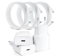 Cargador rápido y cable de carga de 25W, original de Apple con certificación MFi para iPhone, cable de carga rápida de 2 m adaptador de fuente de alimentación, enchufe de carga para iPhone 14/13/12/11