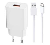 Cargador rápido y Cable para Xiaomi Redmi Note 13/12/11/11s/9/9 Pro/8 Pro/9S/13 Pro/12 Pro,Redmi 13C/12/A3,Xiaomi Mi 11 10 10T 11T Lite,Poco X3/F3/F2