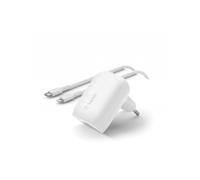 Belkin Cargador de Pared USB-C de 30 W con Cable USB-C a Lightning, PPS, Carga Rápida PD 3.0 con Certificación USB-IF para iPhone 14/14 Plus, 13, 12, Pro, Pro Max, Mini y Otros