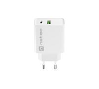 CARGADOR RED RIBERA 1X USB-A + 1X USB-C 20W BLANCO NUC-2061
