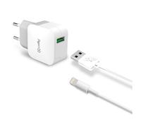 Cargador red2,4 cable light blanco