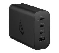 ASUS Cargador AC140-01 3C1A GaN 140W 3 puertos USB-C PPS Carga rápida Negro EU+UK