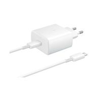 Cargador Samsung EP-TA845 USB-C de 45 W con Cable USB-C Blanco (Granel)