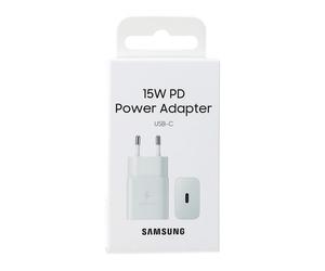 Cargador Samsung USB Tipo-C 15W Rápido Blanco EP-T1510