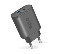 Cargador SBS (2100 mAh - 1 USB - 1 USB-C - Negro)