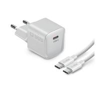 Cargador SBS GaN 30W USB-C con cable 1,5 m