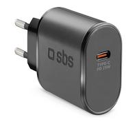 Cargador Sbs TETR1CPD25 CARGADOR DE PARED PD 25W Negro, Carga Rápida Y Para I
