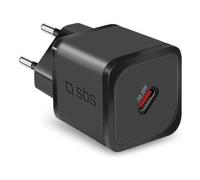 Cargador Sbs USB C GaN 30W TETRGAN1C30W, Negro, Carga Rápida