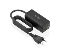 Cargador de sobremesa Aisens ASCH-100W4P054-BK 100W GaN 3x USB-C PD QC PPS 1x USB-A QC Cable 1,4m Negro