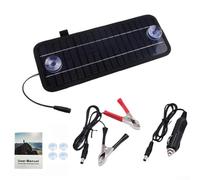 Cargador solar de 12 V y 20 W para baterías de coche y motocicleta con prevención de descarga inversa y soluciones de montaje fáciles