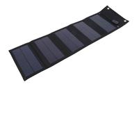 Cargador solar de 20 W Cargador de panel solar BuyWeek plegable Puertos USB (5 V) con indicador de carga IP65 Panel solar monocristalino impermeable for exteriores for viajes de camping, carga de disp