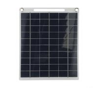 Cargador solar de 30 W, panel plegable, doble USB de 5 V, para exteriores, para viajes, pesca, sol flexible para batería de 305 x 250 mm