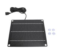 Cargador Solar de 6W, Panel Solar USB Multifuncional de Silicio Monocristalino, Alta Eficiencia Energética - Resistente y Ecológico, Ideal para Camping y Uso al Aire Libre