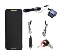 Cargador Solar de batería de Coche, Kit de Carga de Impermeable, Cargador de batería Solar de | 12 V Cargadores de Coche de fácil instalación para Motocicleta, cortacésped