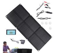 Cargador solar de batería para coche, generador de 200 W, cargador solar de 12-24 V, plegable, impermeable, flexible, para exteriores, camión, , viajes