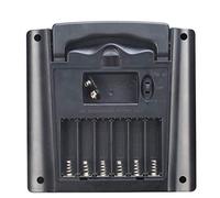 Cargador solar de baterías recargables AA y AAA para batería de 1,2 V NiMH NiCD y 9 V con panel solar de 2 W, respaldo portátil