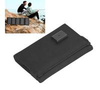 Cargador solar de nailon plegable, impermeable, de 5 V y 12 W, con puerto USB