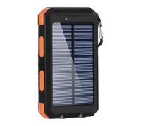 Cargador Solar Móvil - PowerBank Inalámbrico 20000 MAH, Función De Carga Rápida Integrada | Flashlight LED, Diseño A Prueba De Choque Energía Solar Portátil Para Viajes De Aventura, Emergencia Para