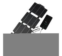 Cargador Solar | Panel Solar Plegable 30W para Teléfonos | Cargador Ligero para Teléfonos y Tabletas, Alta Eficiencia para Senderismo y Excursionismo