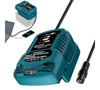 Cargador solar para batería Makita de 18 V, para paneles solares, funciona para cargar Makita 18 V LXT Power Tool batería, batería externa de tus herramientas inalámbricas, carga portátil en viajes y