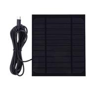 Cargador solar para exteriores: panel de energía solar compacto de 6 W, plataforma de carga USB C para múltiples dispositivos, diseño duradero resistente a la intemperie | Energía renovable continua p