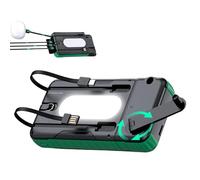 Cargador Solar para Teléfono,A Prueba De Golpes con Linterna | Power Bank Solar con Manivela Manual - para Teléfono para Camping Senderismo Viaje Mochilero Smartphone Tablet