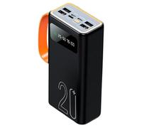 Cargador solar para teléfono celular: batería externa con panel solar y batería externa, batería solar recargable, duración prolongada para acampar, senderismo, pesca y esca