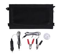 Cargador Solar Plegable de 30W, Panel Solar Portátil con Puertos USB Tipo C y DC, Carga Rápida PD para Teléfonos y Baterías de 12V - Alta ompacto y Ligero, Ideal par