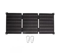 Cargador solar plegable de alta eficiencia, panel solar portátil plegable de 21 W ecológico con células monocristalinas para camping, senderismo y