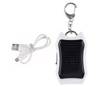 Cargador Solar portátil | Batería Externa portátil de 1500 mAh | Llavero de Cargador Solar Impermeable Linterna LED incorporada para teléfonos celulares para Equipos de Supervivencia para al a