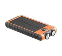 Cargador solar portátil BigBen Connected 10000mAh USB-C USB-A linterna LED brújula