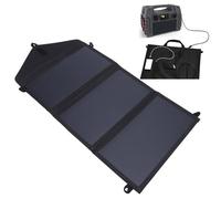 Cargador solar portátil con cargador solar de 100 W, salida de energía USB, alimentación de emergencia para smartphones, portátiles, tabletas en la carretera durante el camping, la o los viajes
