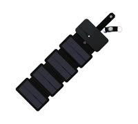 Cargador solar portátil - Panel solar impermeable para cargar - Cargador de dispositivo USB plegable, para acampar en casa actividades al aire RV Senderismo Viajes de descubrimiento Viajes