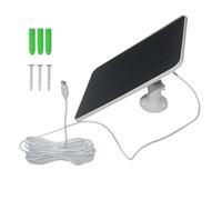 Cargador Solar Ring para Cámara | Bajo Consumo Energético Tipo-C - Cargador Solar Portátil para Anillo de Batería | Para Spotlight Floodlight Interior Y Exterior Hogar Y Oficina Dortoi