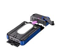 Cargador solar telefónico - Batería de 20000 mAh para supervivencia | Cargador solar con manivela batería portátil - para smartphone, cámara, tableta, camping, senderismo y mochila en spa