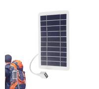 Cargador solar USB | Batería externa portátil - Panel solar para cámara | para viaje casa mochila camping senderismo teléfono