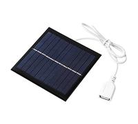 Cargador solar USB portátil para auriculares, 95 x 95 mm, cargador solar para auriculares pequeños ventiladores
