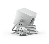 Avolt Square 1 Regleta Cubo de Diseño, 3 Enchufes, 2 USB-C 30W, 1,8m