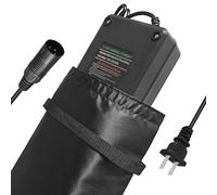 Cargador súper rápido de 54.6 V 3 A/5 A para batería de 48 V, 7 tipos de enchufes para elegir, sin necesidad de adaptador, más seguro. Compatible con la mayoría de enchufes. Con sistema de