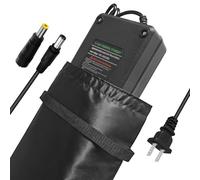 Cargador súper rápido de 54.6 V 3 A/5 A para batería de 48 V, 7 tipos de enchufes para elegir, sin necesidad de adaptador, más seguro. Compatible con la mayoría de enchufes. Con sistema de